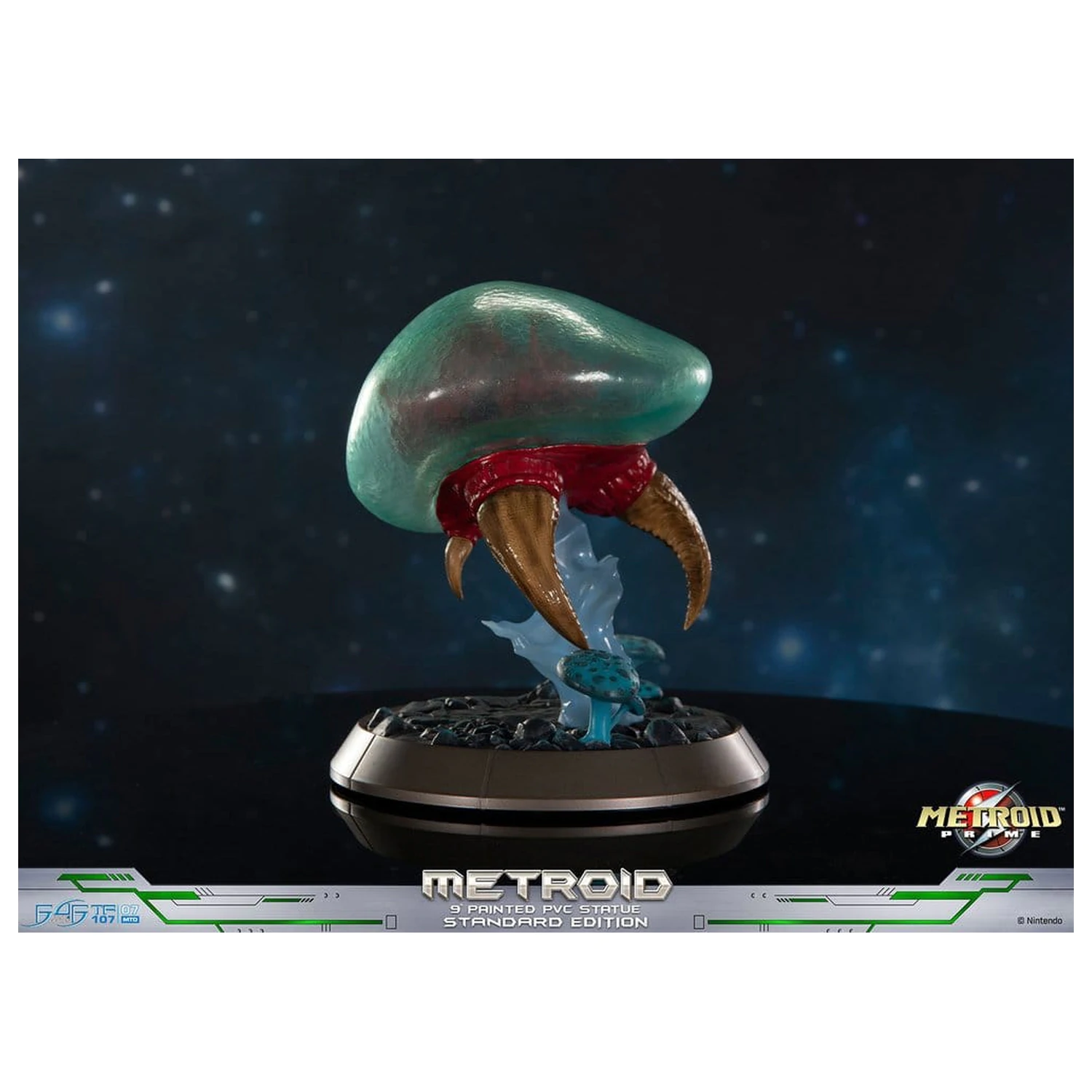 Metroid Prime PVC figura Metroid (Standard) (Glow in the Dark) 21 cm termékfotó