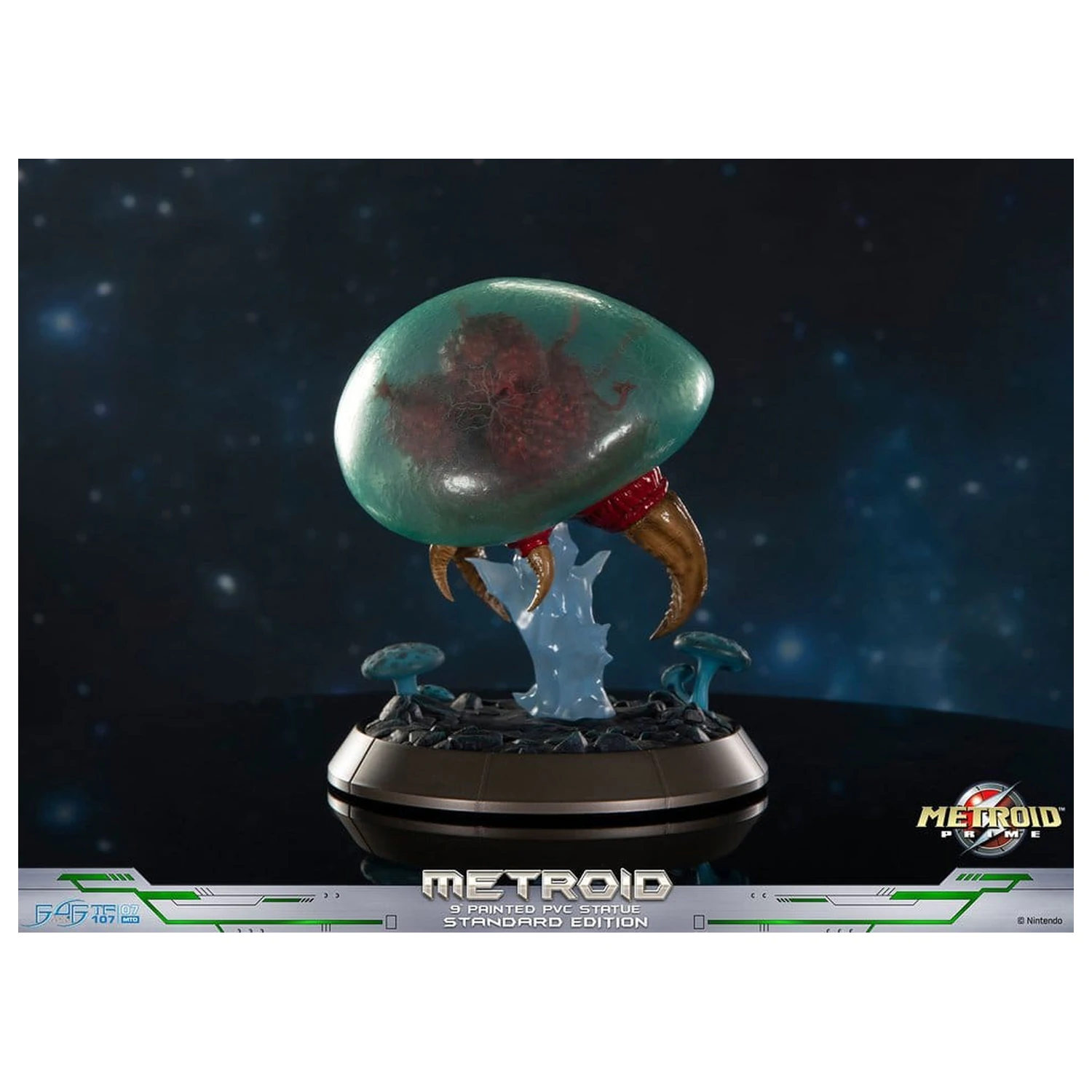 Metroid Prime PVC figura Metroid (Standard) (Glow in the Dark) 21 cm termékfotó