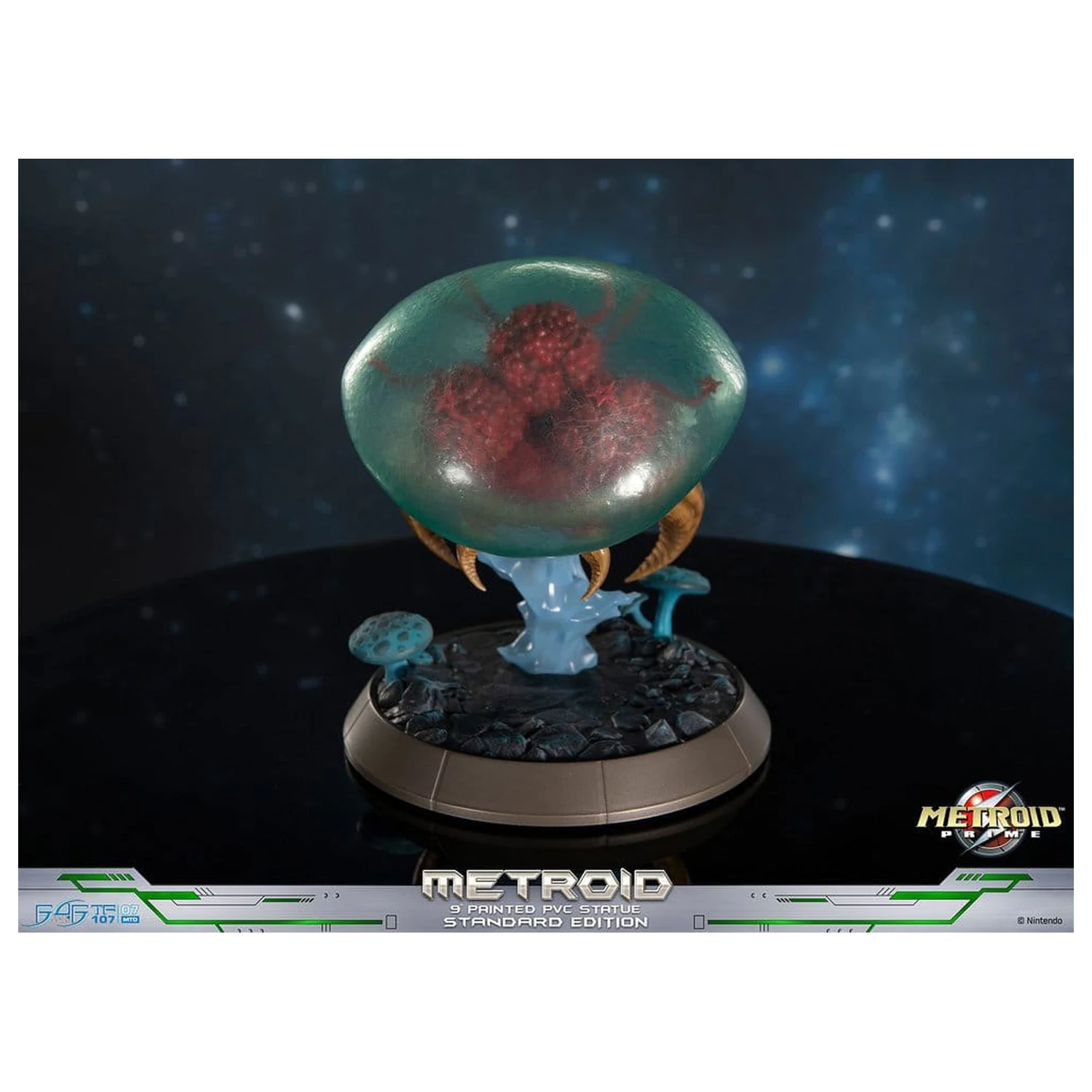 Metroid Prime PVC figura Metroid (Standard) (Glow in the Dark) 21 cm termékfotó