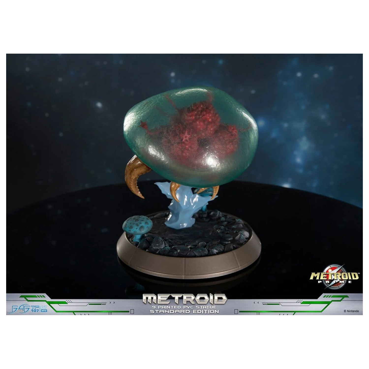 Metroid Prime PVC figura Metroid (Standard) (Glow in the Dark) 21 cm termékfotó