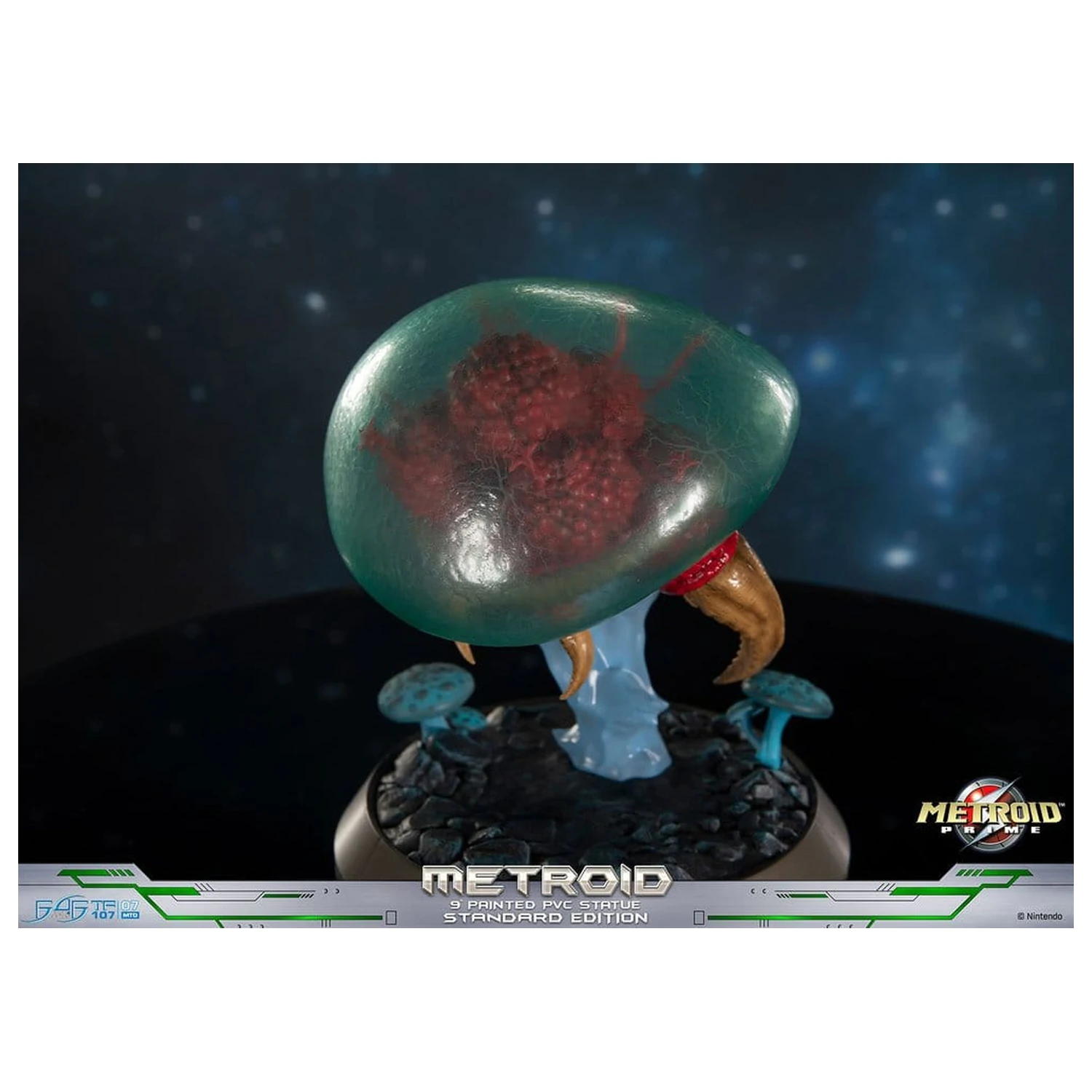 Metroid Prime PVC figura Metroid (Standard) (Glow in the Dark) 21 cm termékfotó