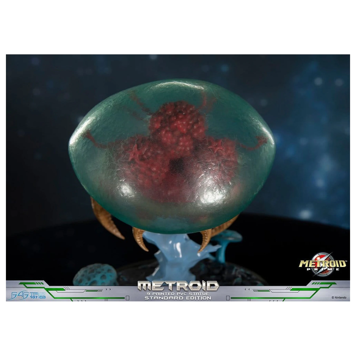 Metroid Prime PVC figura Metroid (Standard) (Glow in the Dark) 21 cm termékfotó