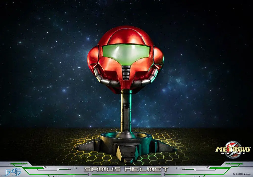 Metroid Prime Samus sisak szobor figura 49 cm termékfotó