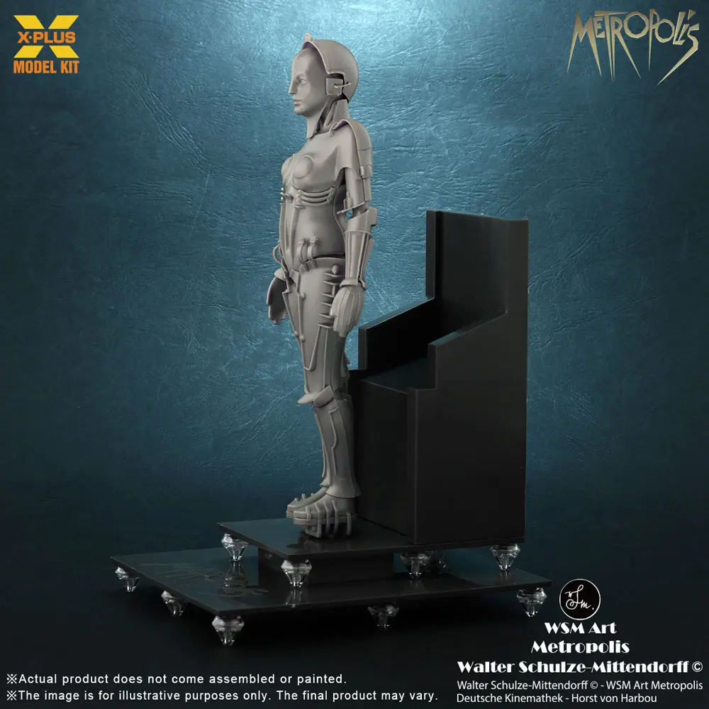 Metropolis 1/8 Maschinenmensch Maria Siver Screen Edition Műanyag modell készlet 26 cm termékfotó