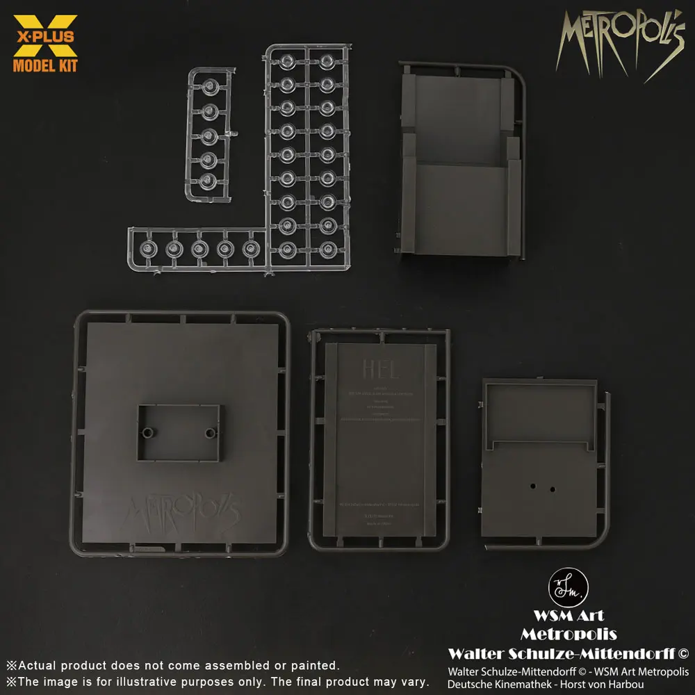 Metropolis 1/8 Maschinenmensch Maria Siver Screen Edition Műanyag modell készlet 26 cm termékfotó