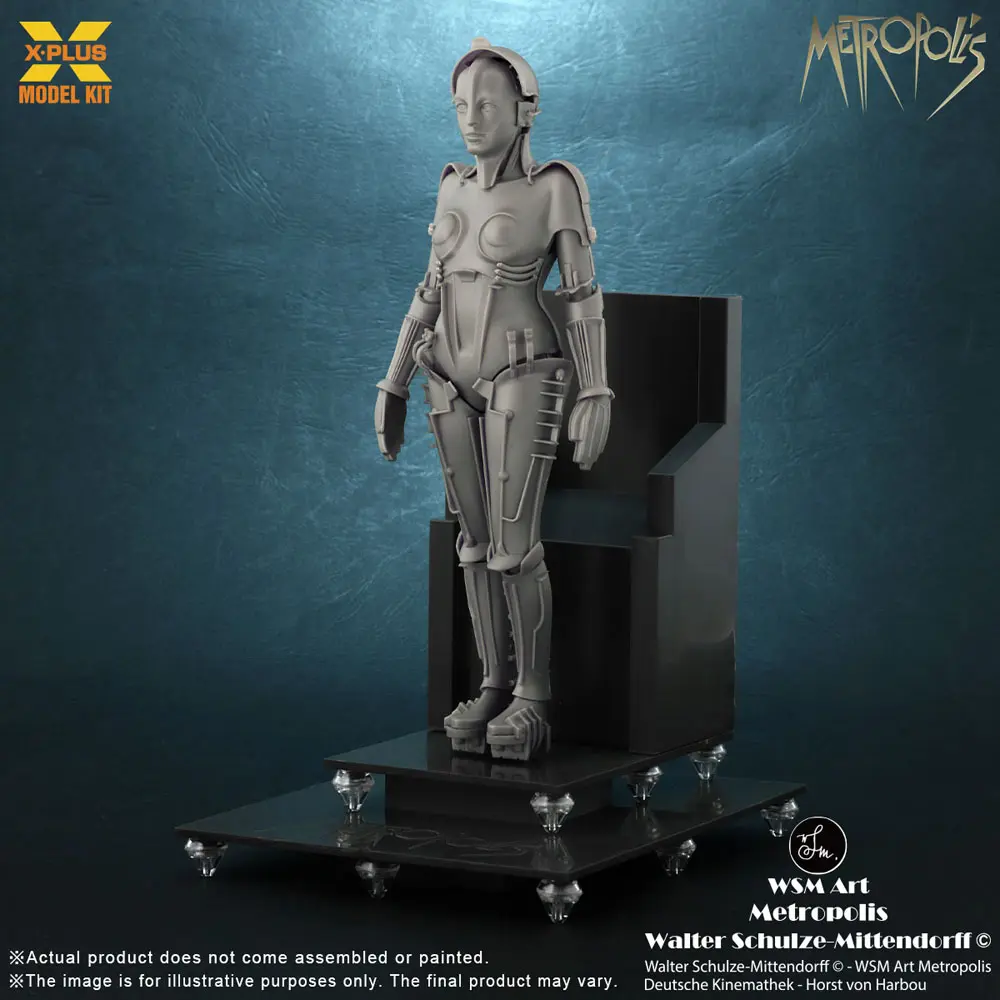 Metropolis 1/8 Maschinenmensch Maria Siver Screen Edition Műanyag modell készlet 26 cm termékfotó