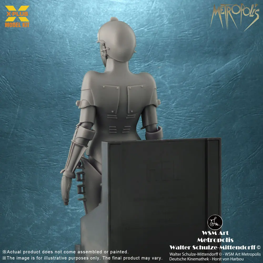 Metropolis 1/8 Maschinenmensch Maria Siver Screen Edition Műanyag modell készlet 26 cm termékfotó