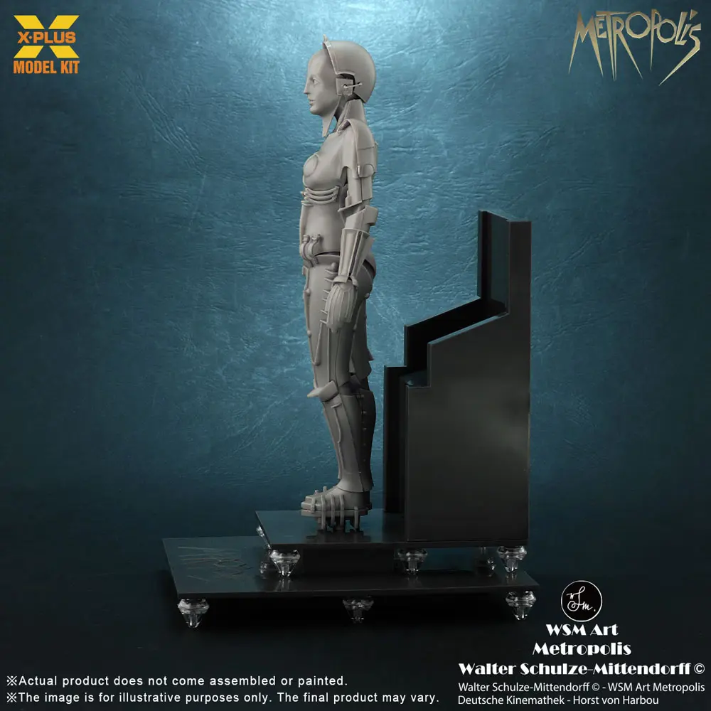 Metropolis 1/8 Maschinenmensch Maria Siver Screen Edition Műanyag modell készlet 26 cm termékfotó