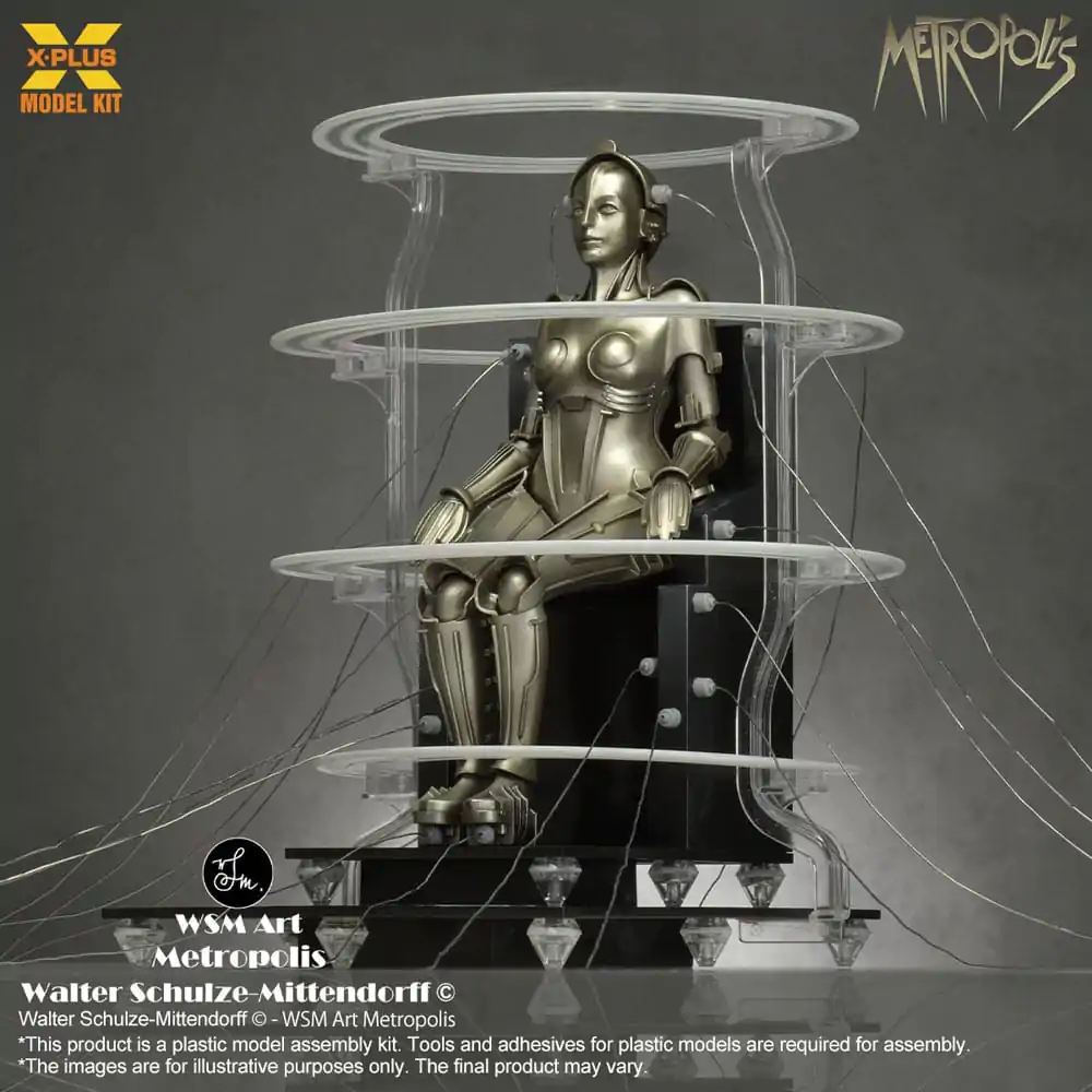 Metropolis 1/8 Maschinenmensch Seated Ver. Műanyag modell készlet 18 cm termékfotó