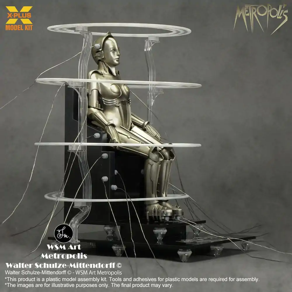 Metropolis 1/8 Maschinenmensch Seated Ver. Műanyag modell készlet 18 cm termékfotó