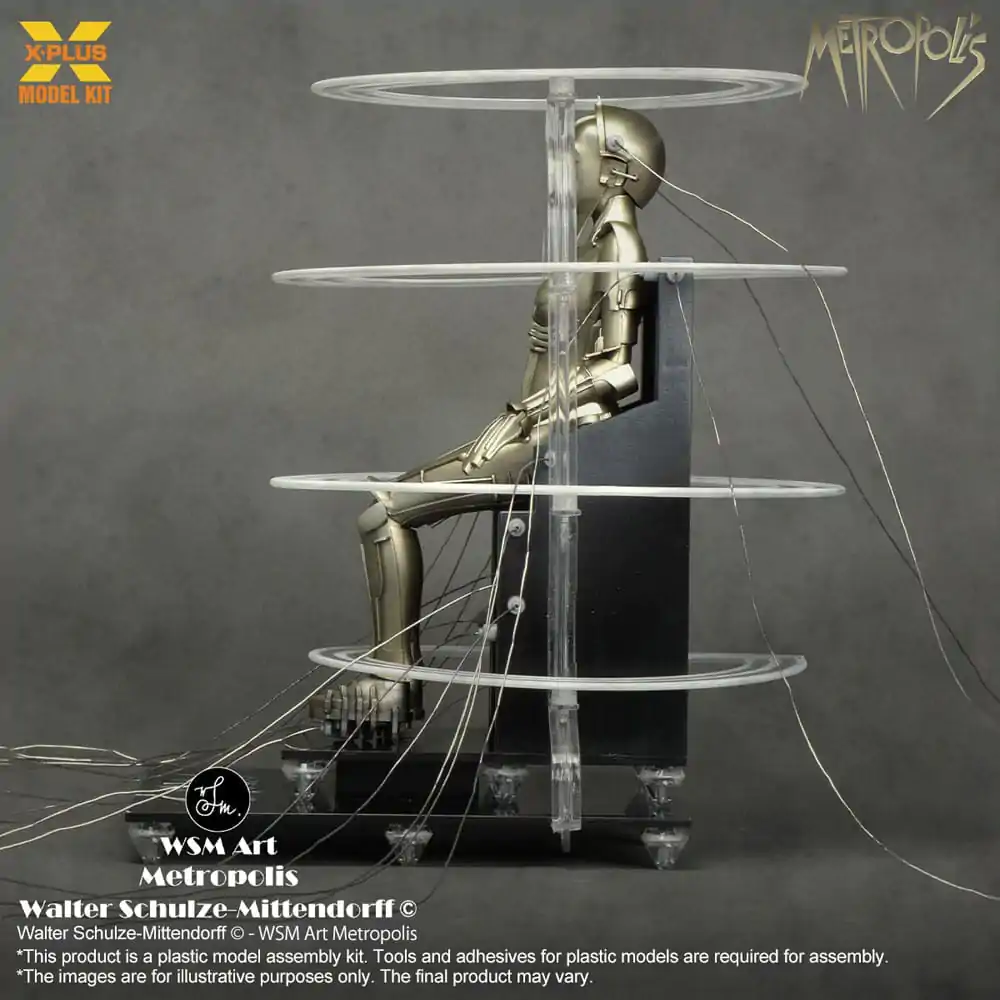 Metropolis 1/8 Maschinenmensch Seated Ver. Műanyag modell készlet 18 cm termékfotó