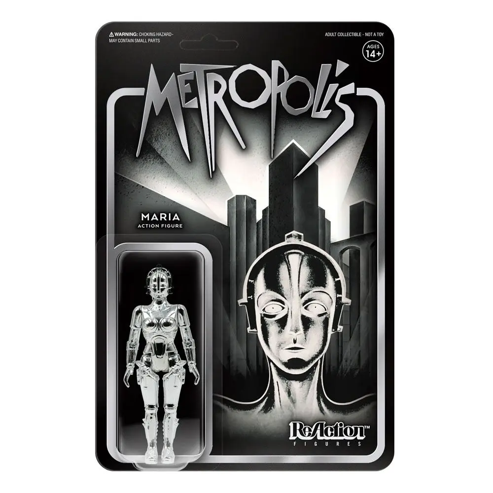 Metropolis ReAction Maria (Vac Metal Silver) akciófigura 10 cm termékfotó