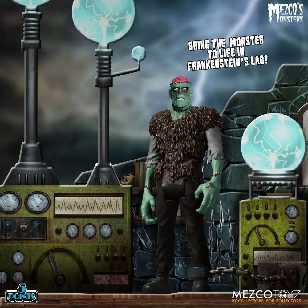 Mezco's Monsters 5 Points Action Figures Tower of Fear Deluxe Set 9 cm termékfotó