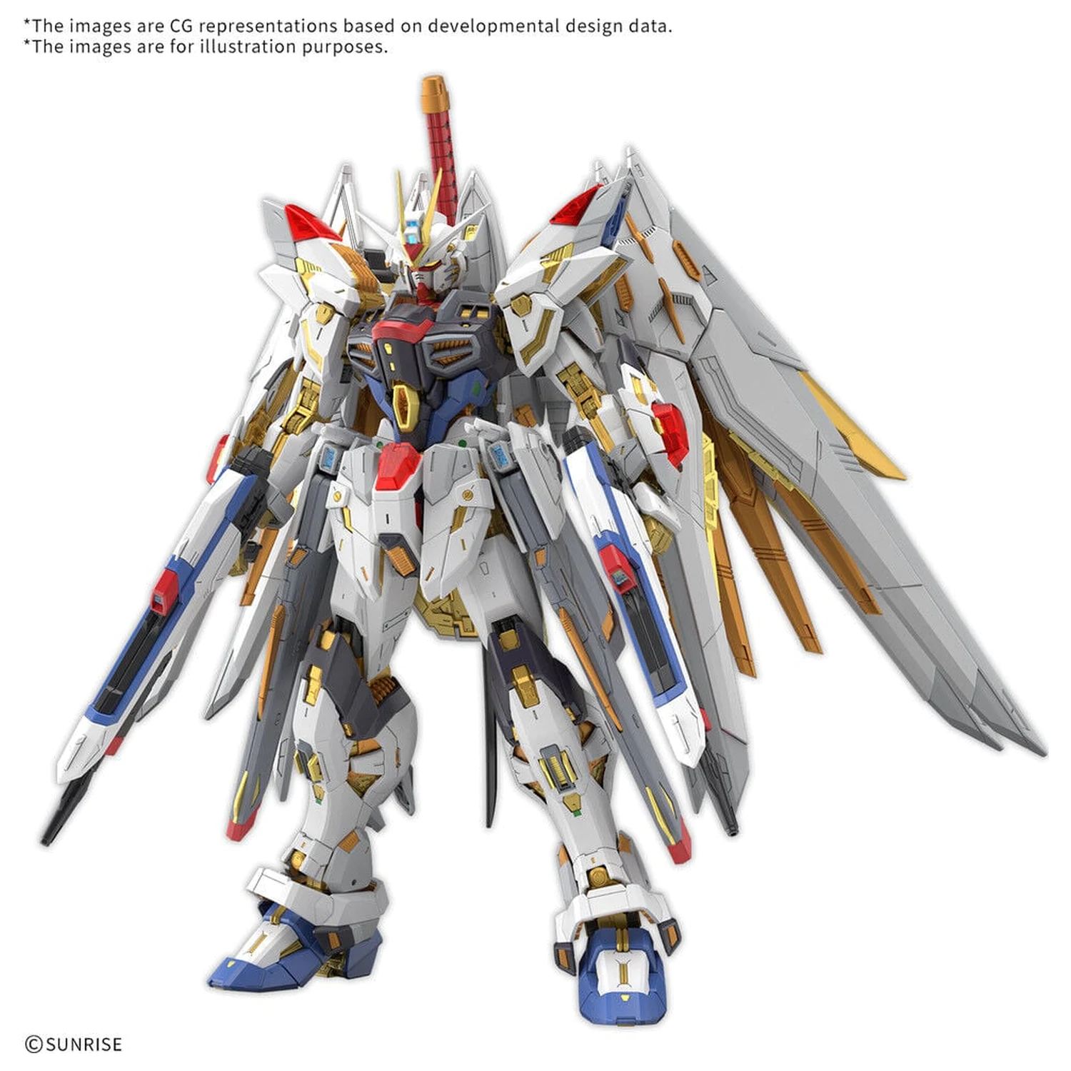 MGEX 1/100 Mighty Strike Freedom Gundam Mobile Suit Gundam SEED Freedom Master Grade Extreme modell készlet termékfotó