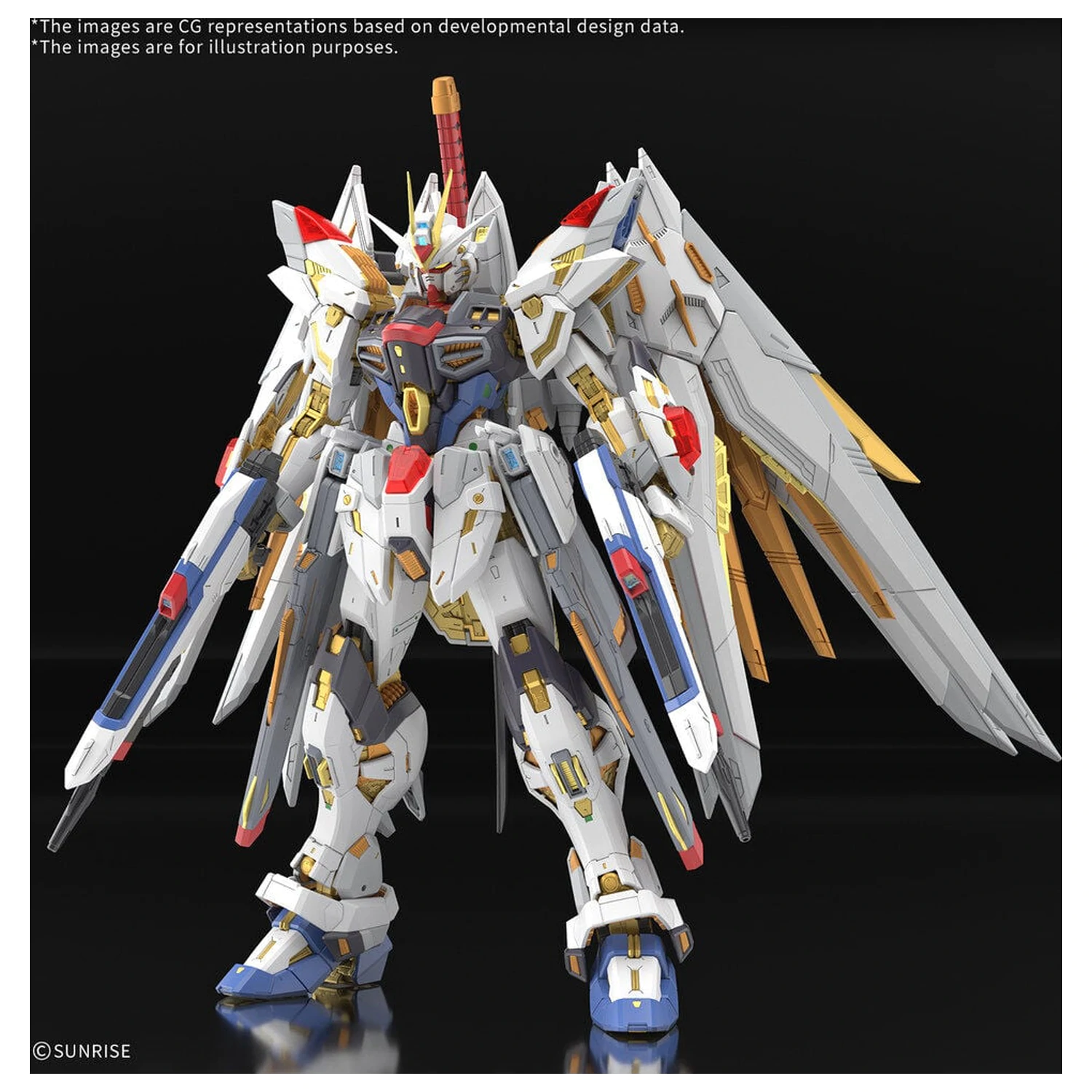 MGEX 1/100 Mighty Strike Freedom Gundam Mobile Suit Gundam SEED Freedom Master Grade Extreme modell készlet termékfotó