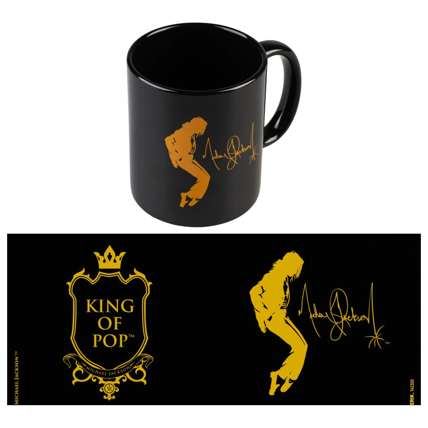 Michael Jackson King of Pop Black bögre 350 ml termékfotó
