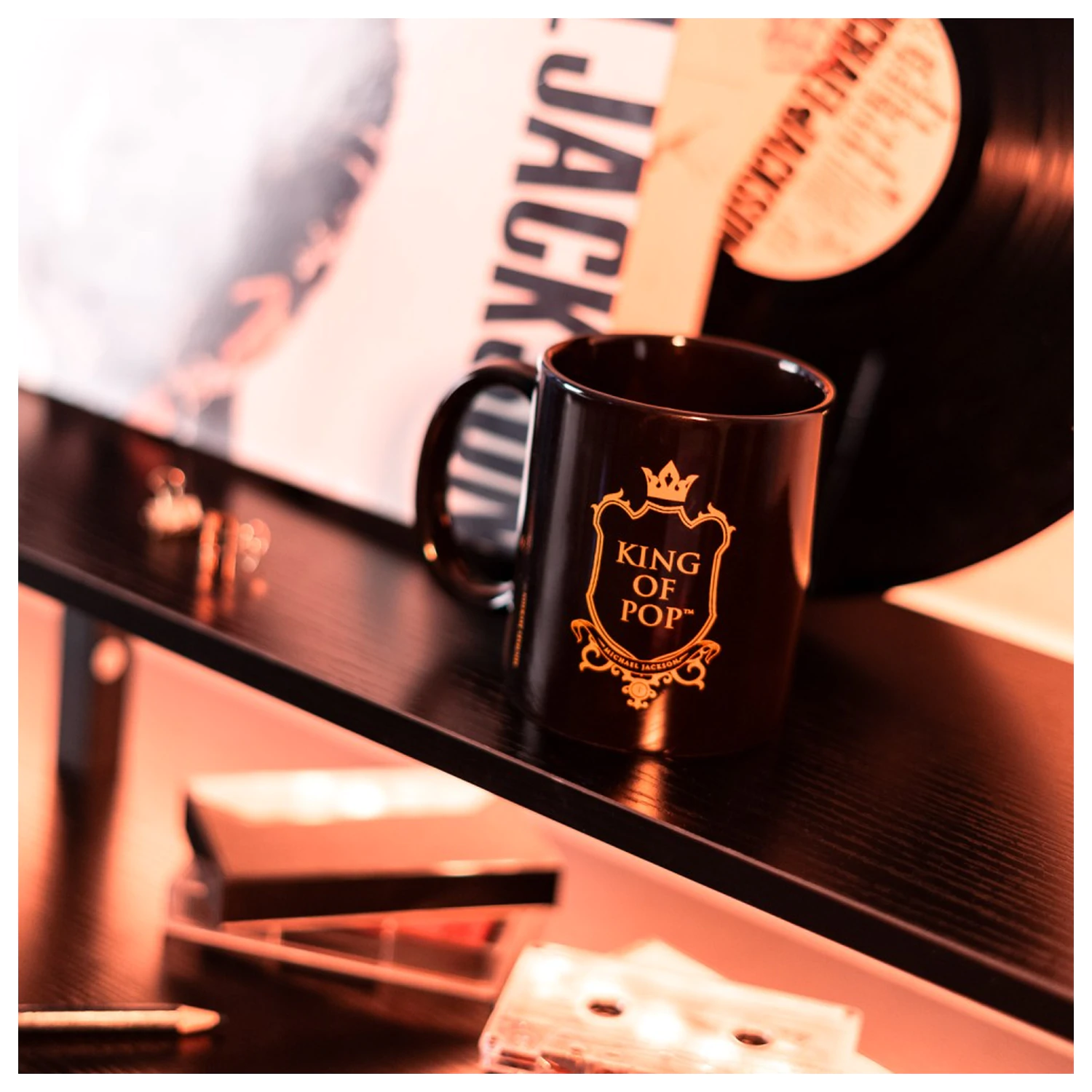 Michael Jackson King of Pop Black bögre 350 ml termékfotó