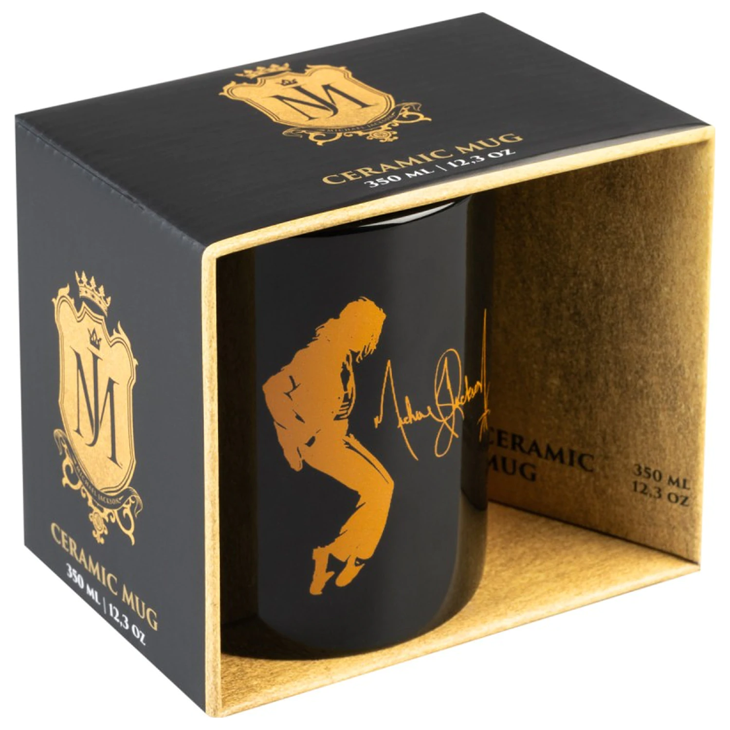 Michael Jackson King of Pop Black bögre 350 ml termékfotó