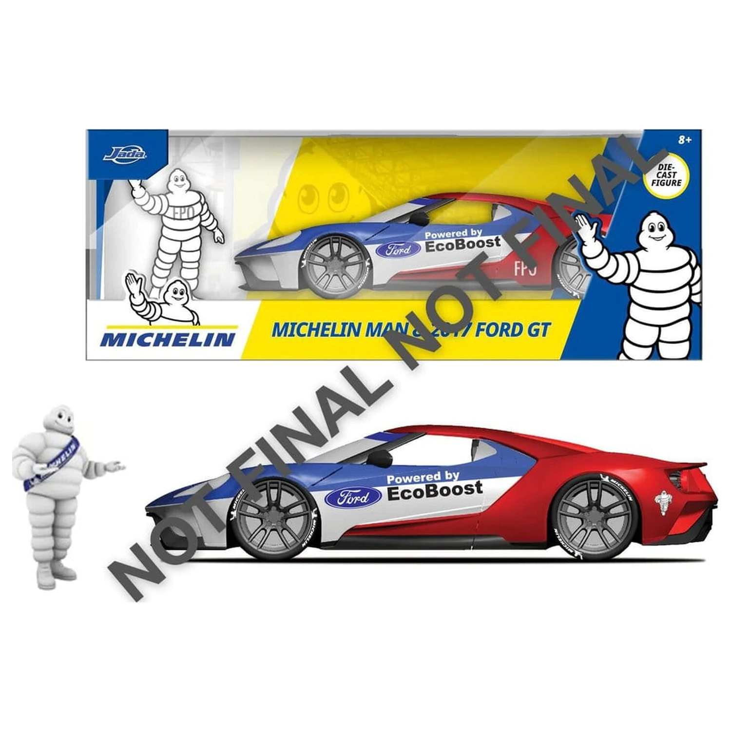 Michelin Man Diecast Model 1/24 2017 Ford GT termékfotó
