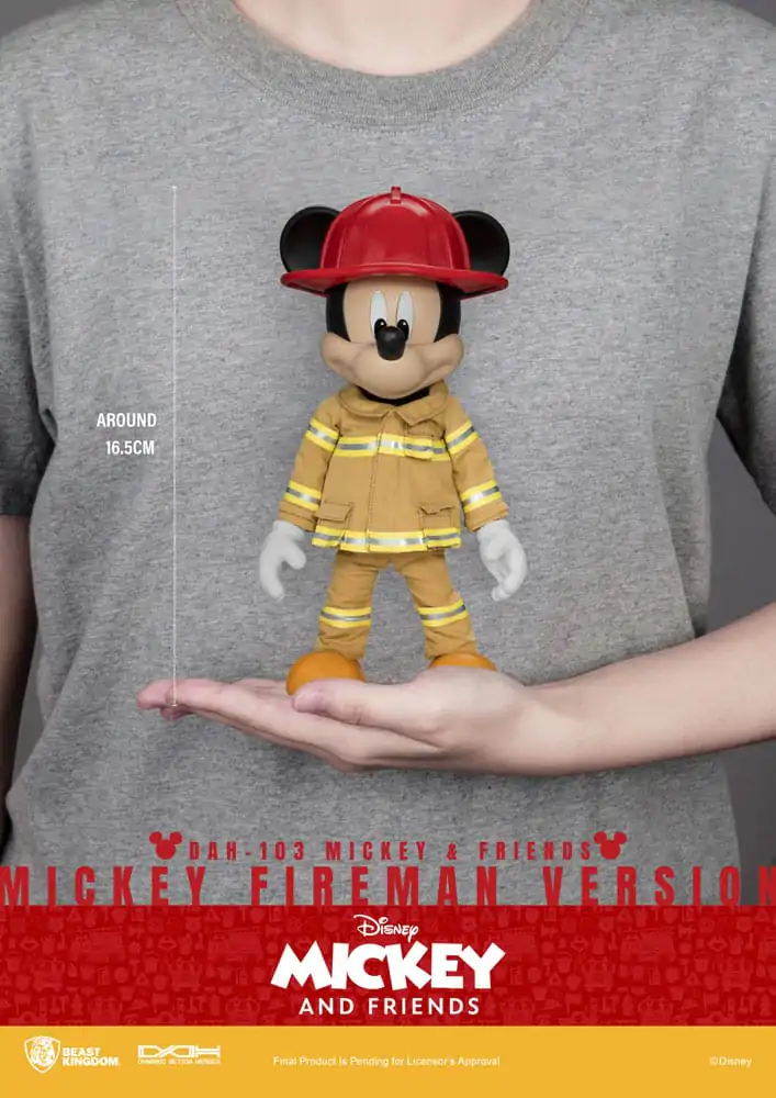 Mickey & Friends Dynamic 8ction Heroes akciófigura 1/9 Mickey Fireman Ver. 24 cm termékfotó