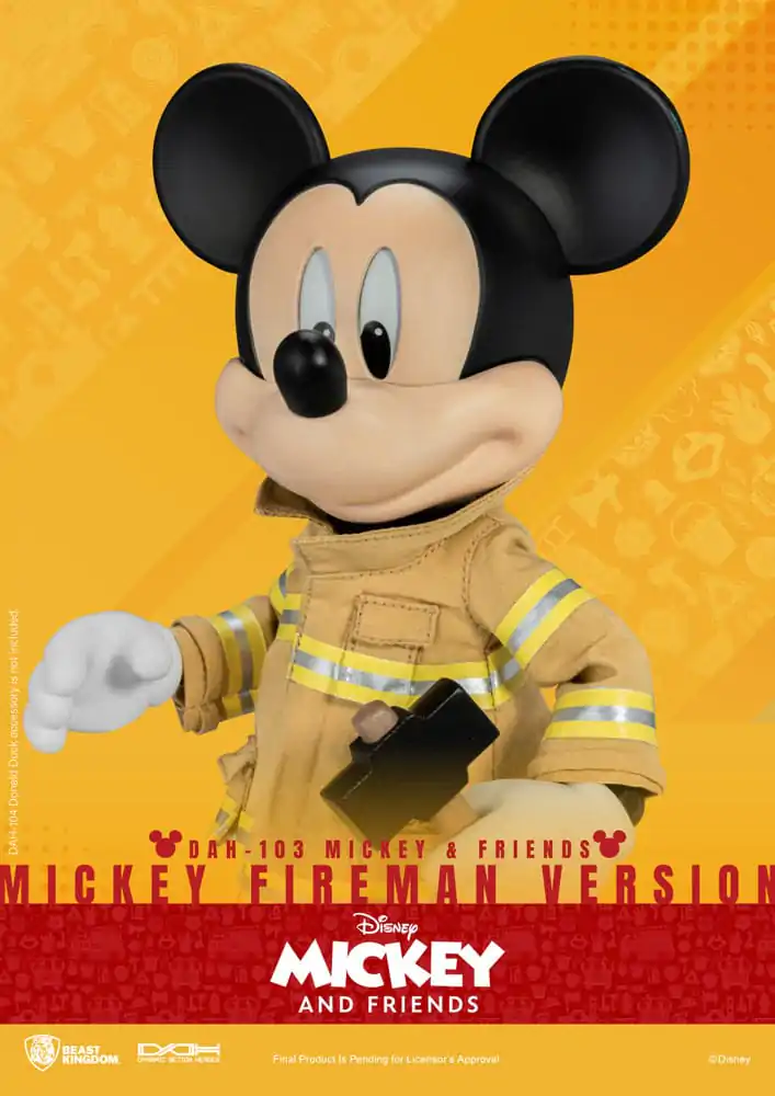 Mickey & Friends Dynamic 8ction Heroes akciófigura 1/9 Mickey Fireman Ver. 24 cm termékfotó