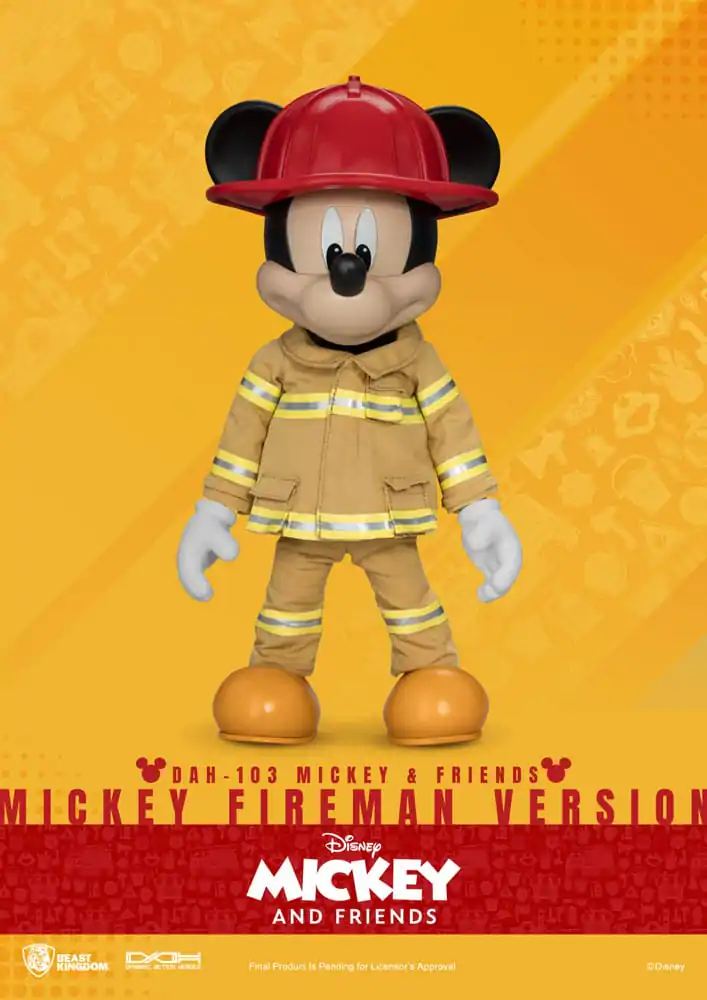 Mickey & Friends Dynamic 8ction Heroes akciófigura 1/9 Mickey Fireman Ver. 24 cm termékfotó