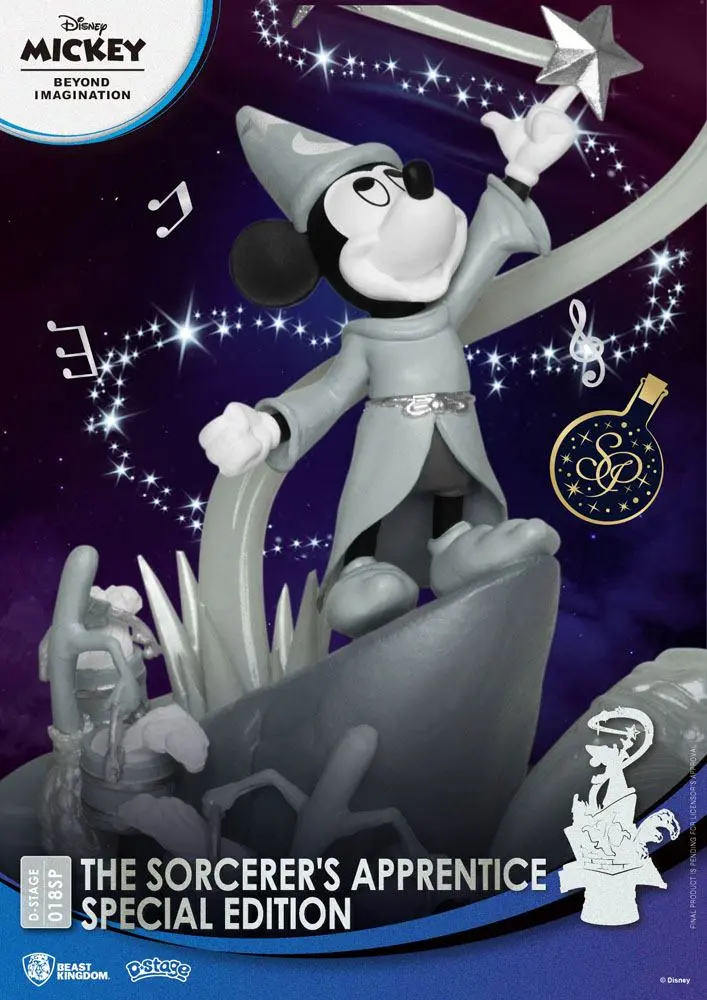Mickey Beyond Imagination D-Stage The Sorcerer's Apprentice Special Edition PVC Diorama 15 cm termékfotó