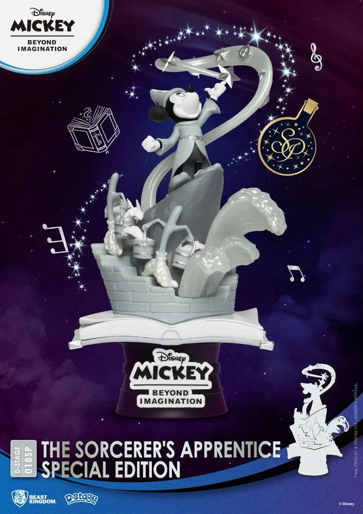 Mickey Beyond Imagination D-Stage The Sorcerer's Apprentice Special Edition PVC Diorama 15 cm termékfotó