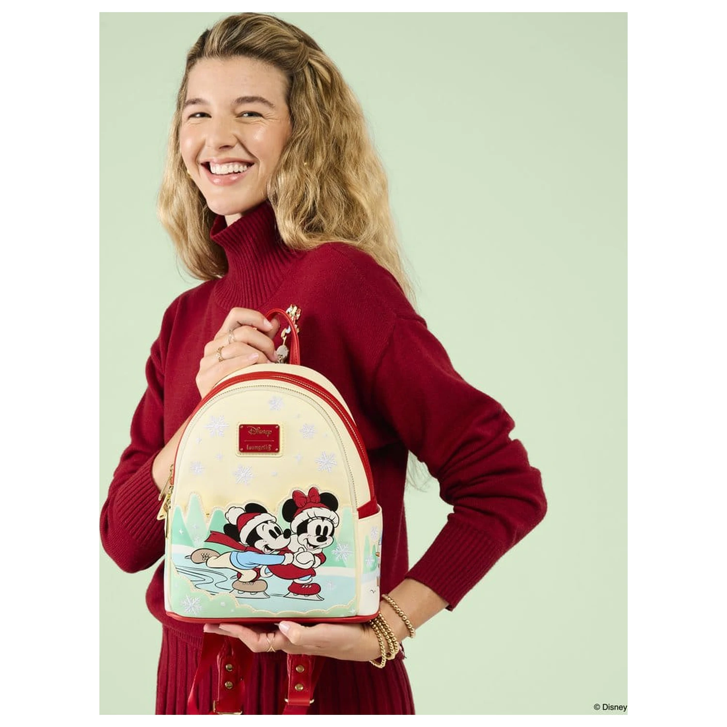 Mickey & Friends Holder Ice Skating Mini táska hátizsák és hajpánt termékfotó
