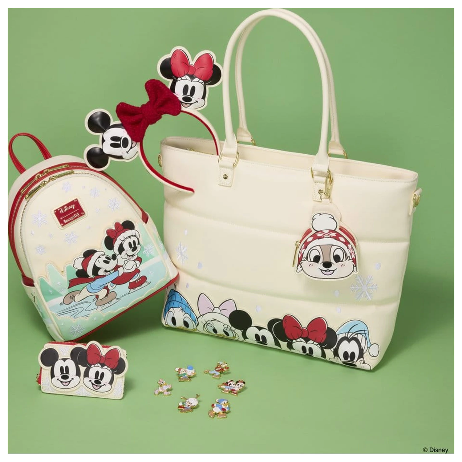 Mickey & Friends Holder Ice Skating Mini táska hátizsák és hajpánt termékfotó