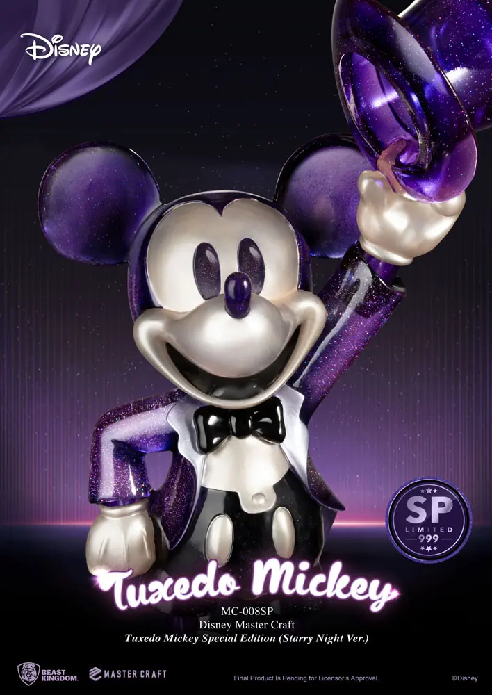 Mickey Mouse Master Craft Statue 1/4 Tuxedo Mickey Special Edition Starry Night Ver. 47 cm termékfotó