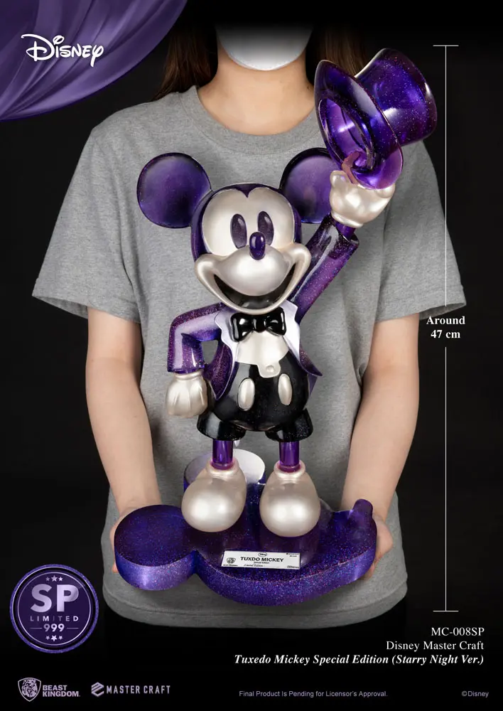 Mickey Mouse Master Craft Statue 1/4 Tuxedo Mickey Special Edition Starry Night Ver. 47 cm termékfotó