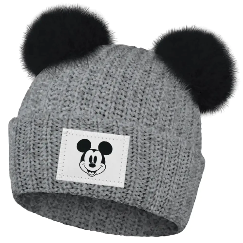 Mickey Mouse bojtos kötött sapka 56/58cm termékfotó