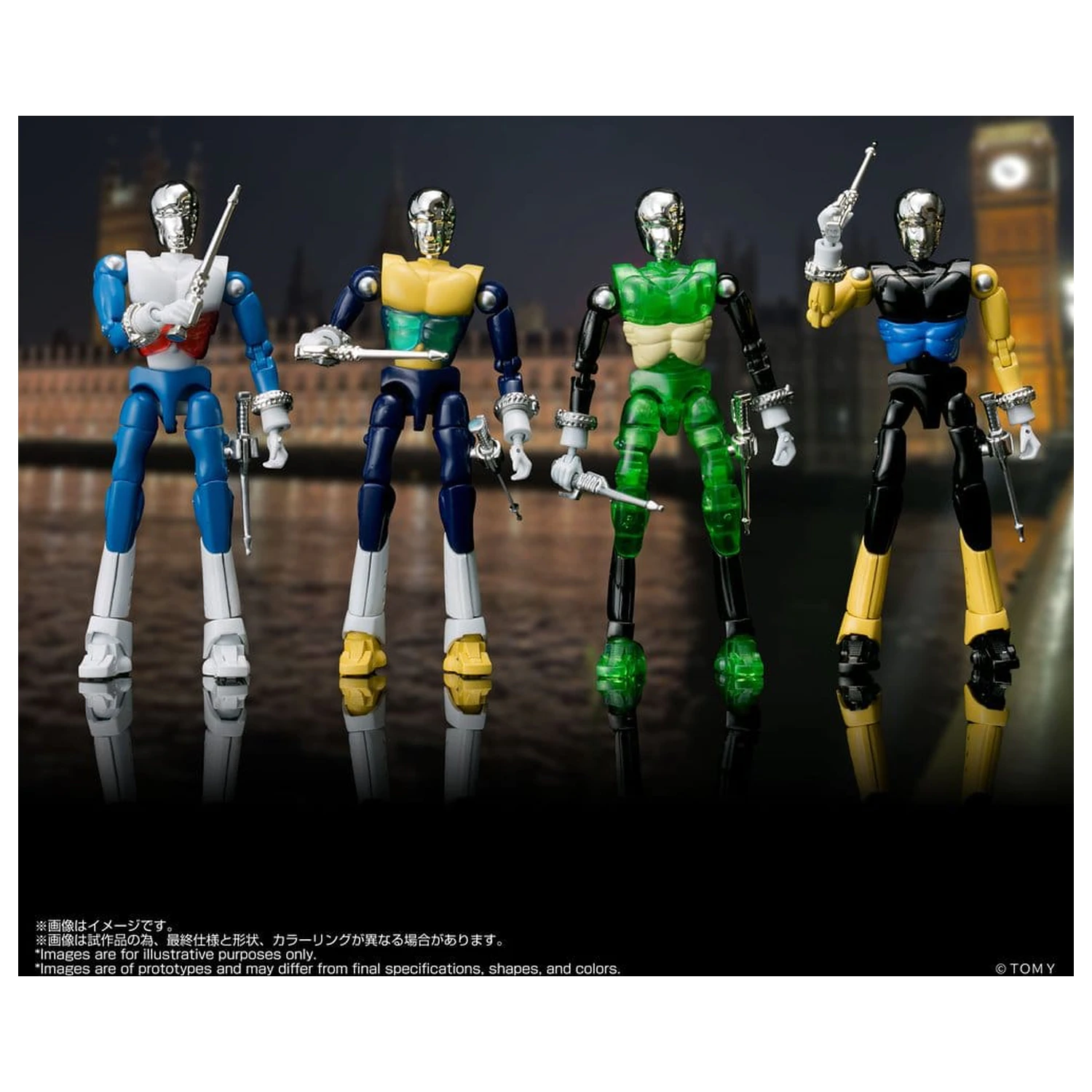 Microman Legacysoul SPYM M14X 4 db-os akciófigura csomag termékfotó