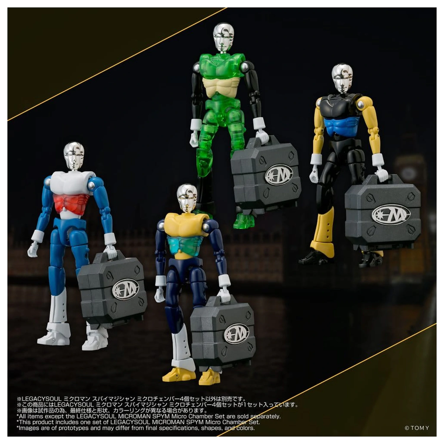 Microman Legacysoul SPYM Micro Chamber Set akciófigura kiegészítő csomag termékfotó