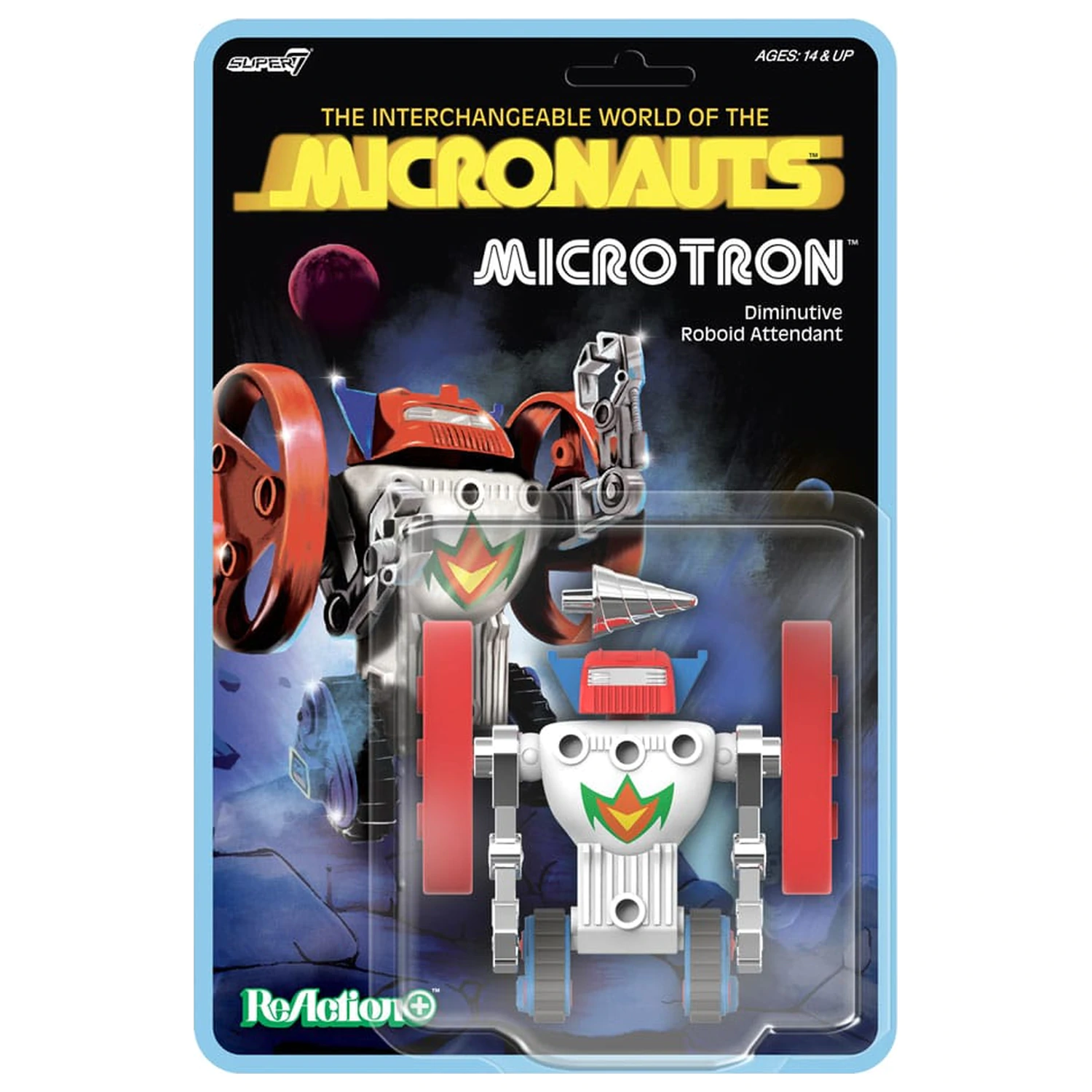 Micronauts ReAction+ Microtron akciófigura 9 cm  termékfotó
