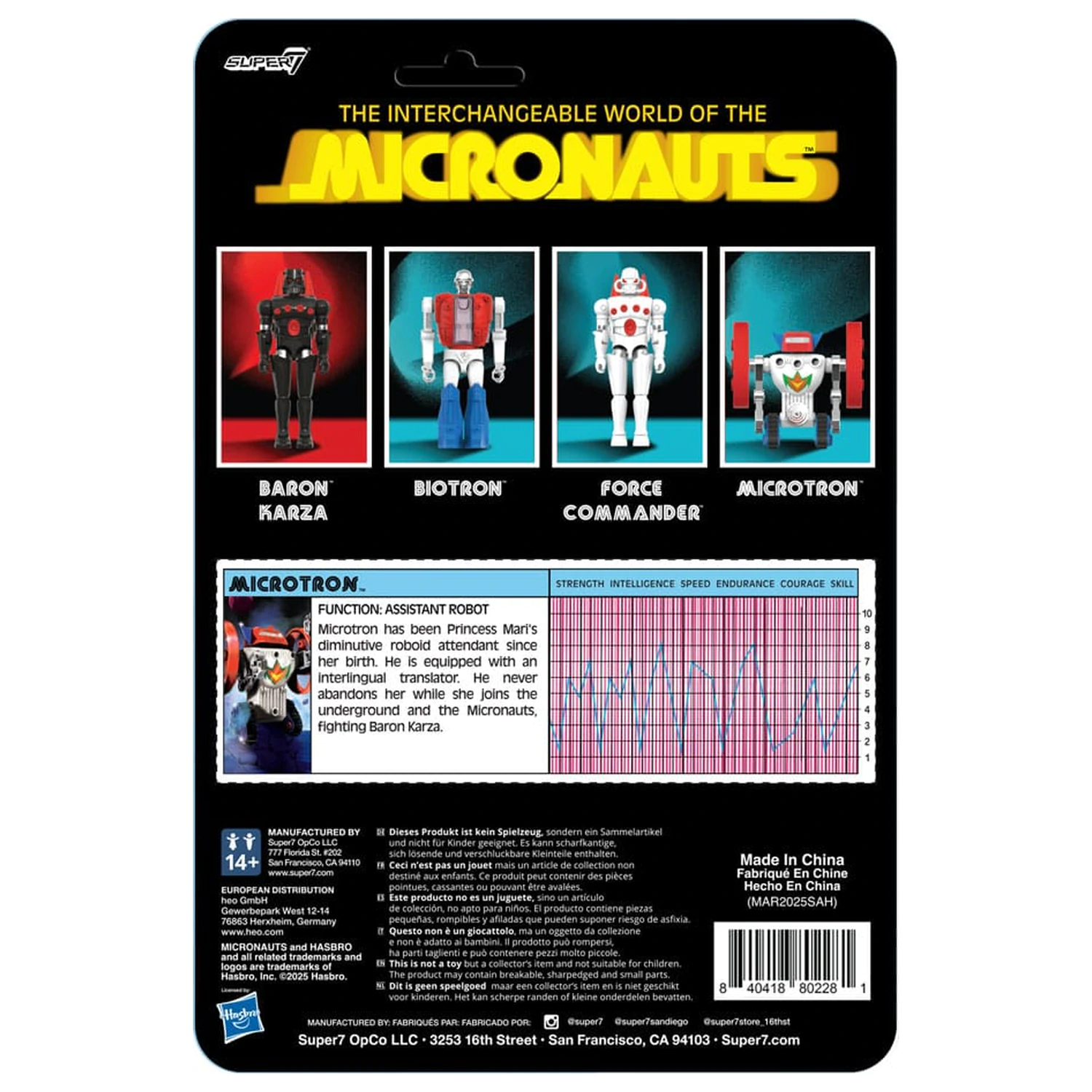 Micronauts ReAction+ Microtron akciófigura 9 cm  termékfotó