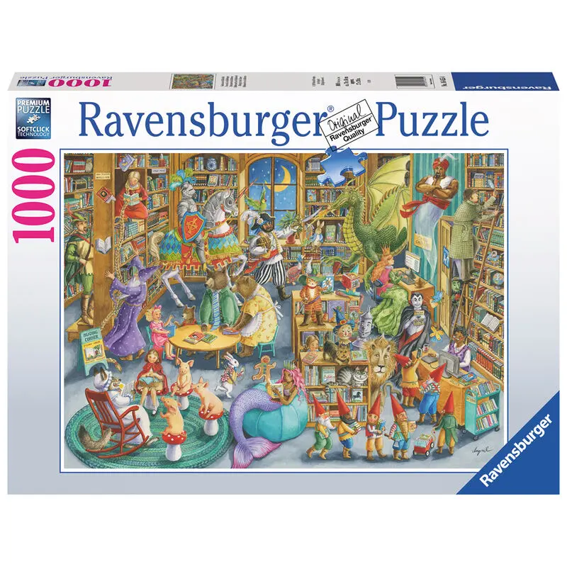Midnight in the library puzzle 1000db-os termékfotó