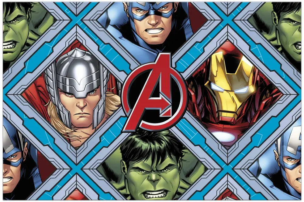 Mighty Avengers, Bosszúállók Asztalterítő 120*180 cm termékfotó