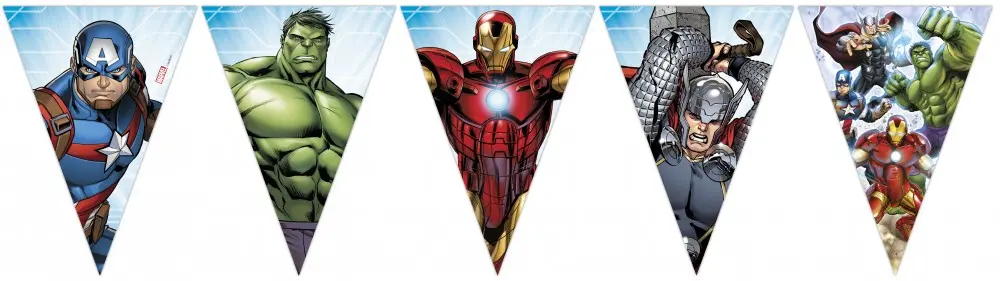 Mighty Avengers, Bosszúállók zászlófüzér 2,3 m termékfotó
