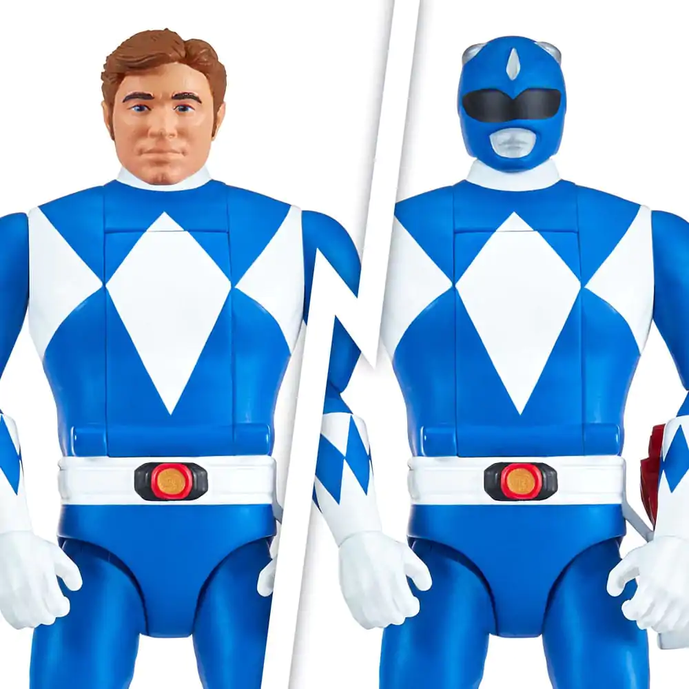 Mighty Morphin Power Rangers Auto-Morphin Blue Ranger akciófigura 12 cm termékfotó