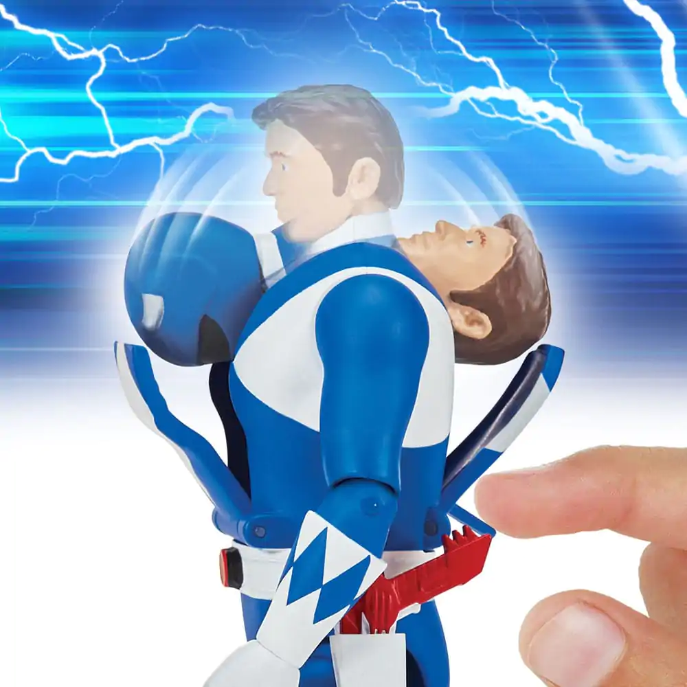 Mighty Morphin Power Rangers Auto-Morphin Blue Ranger akciófigura 12 cm termékfotó