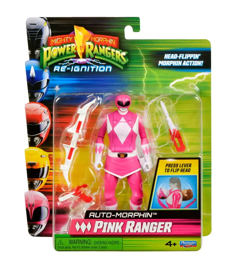 Mighty Morphin Power Rangers Auto-Morphin Pink Ranger akciófigura 12 cm termékfotó