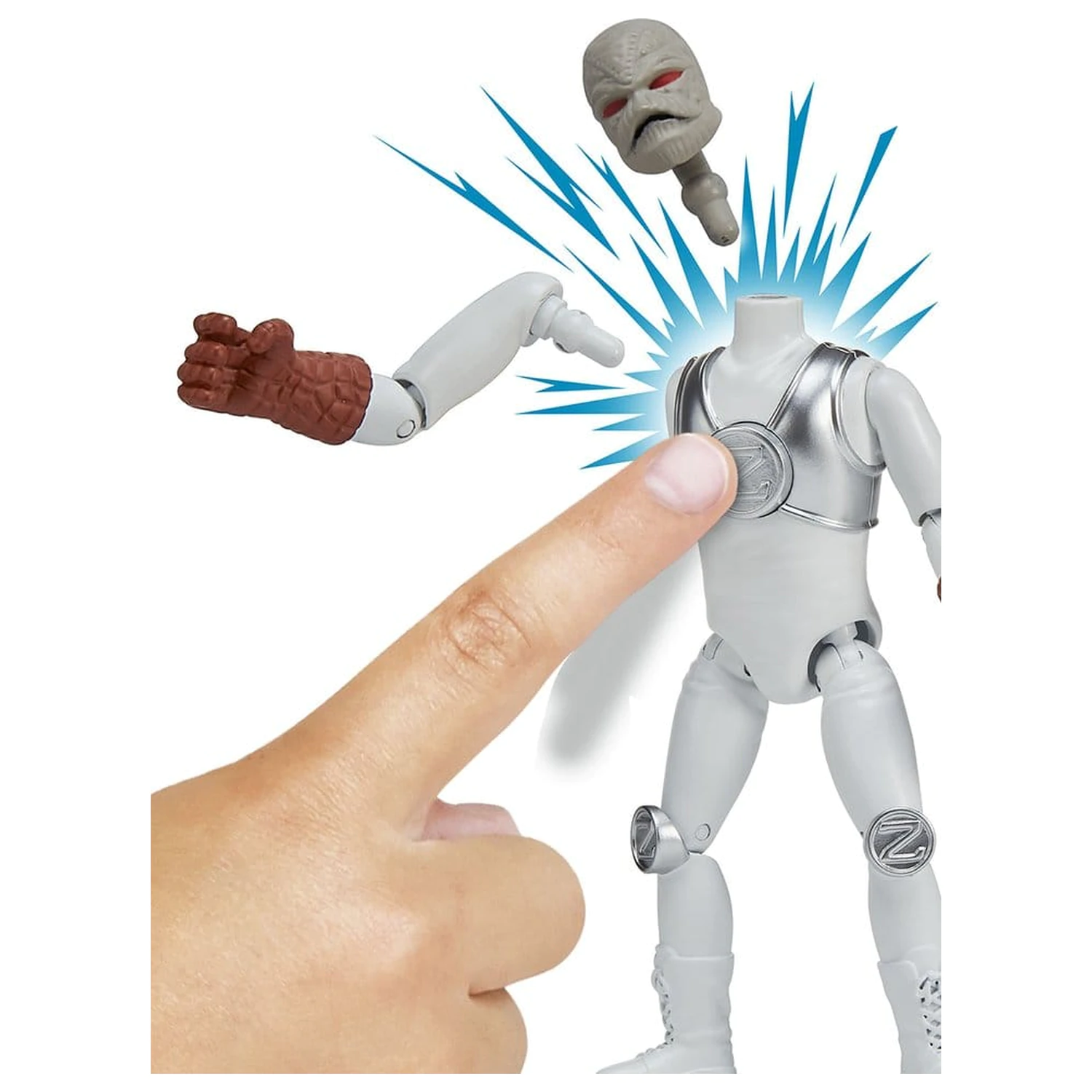 Mighty Morphin Power Rangers Basic akciófigura Z-Putty termékfotó