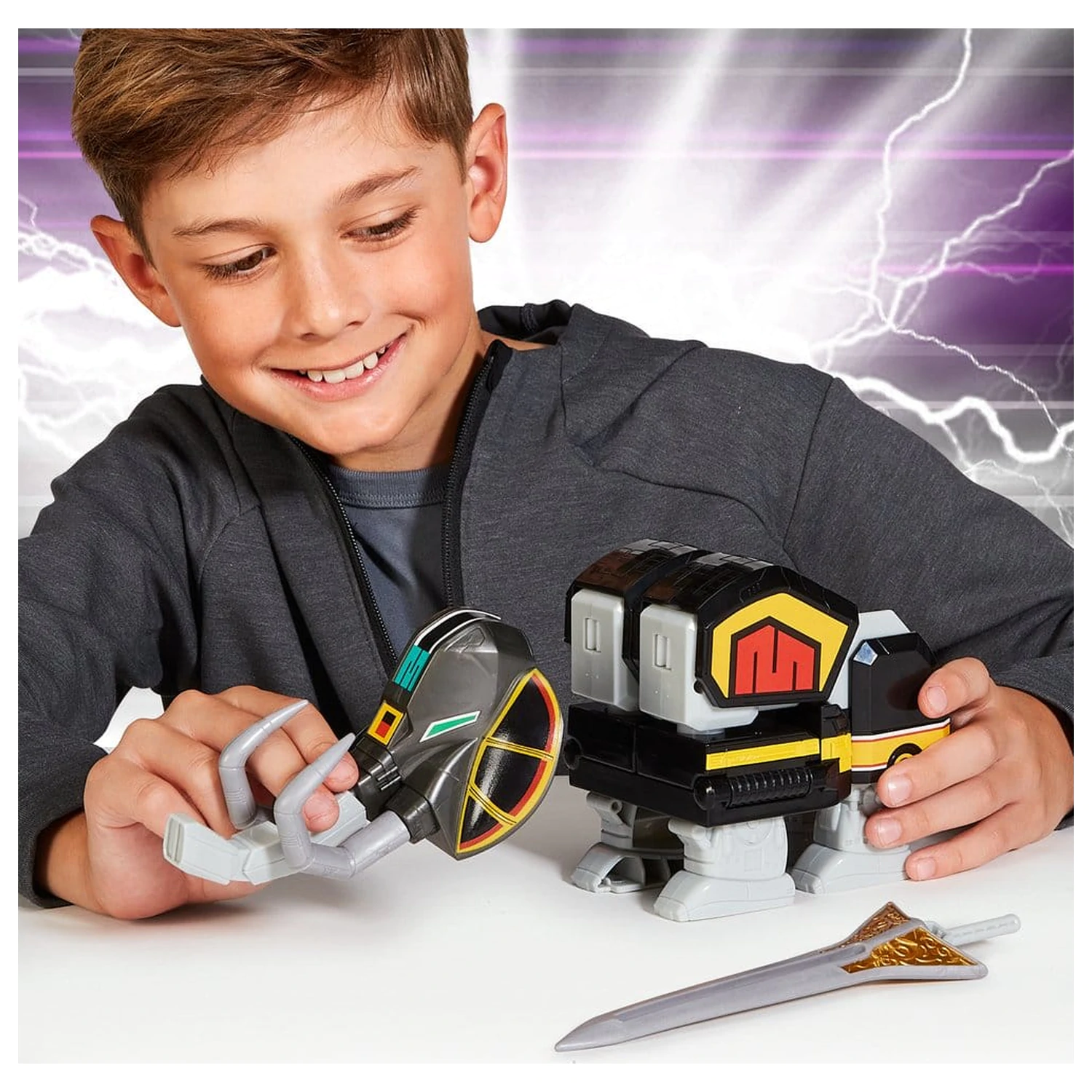 Mighty Morphin Power Rangers Combinable Dinozord akciófigura Mastodon 23 cm termékfotó