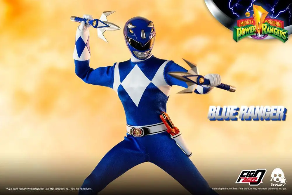 Mighty Morphin Power Rangers FigZero akciófigura 1/6 Blue Ranger 30 cm termékfotó