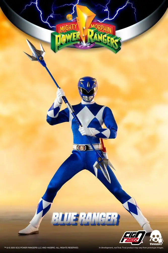 Mighty Morphin Power Rangers FigZero akciófigura 1/6 Blue Ranger 30 cm termékfotó