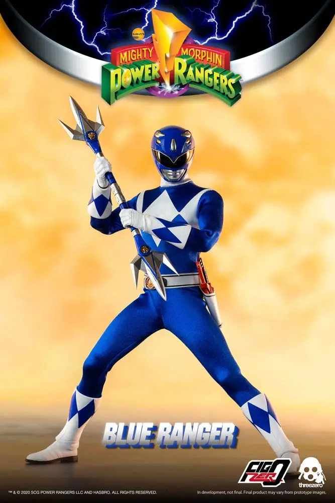 Mighty Morphin Power Rangers FigZero akciófigura 1/6 Blue Ranger 30 cm termékfotó
