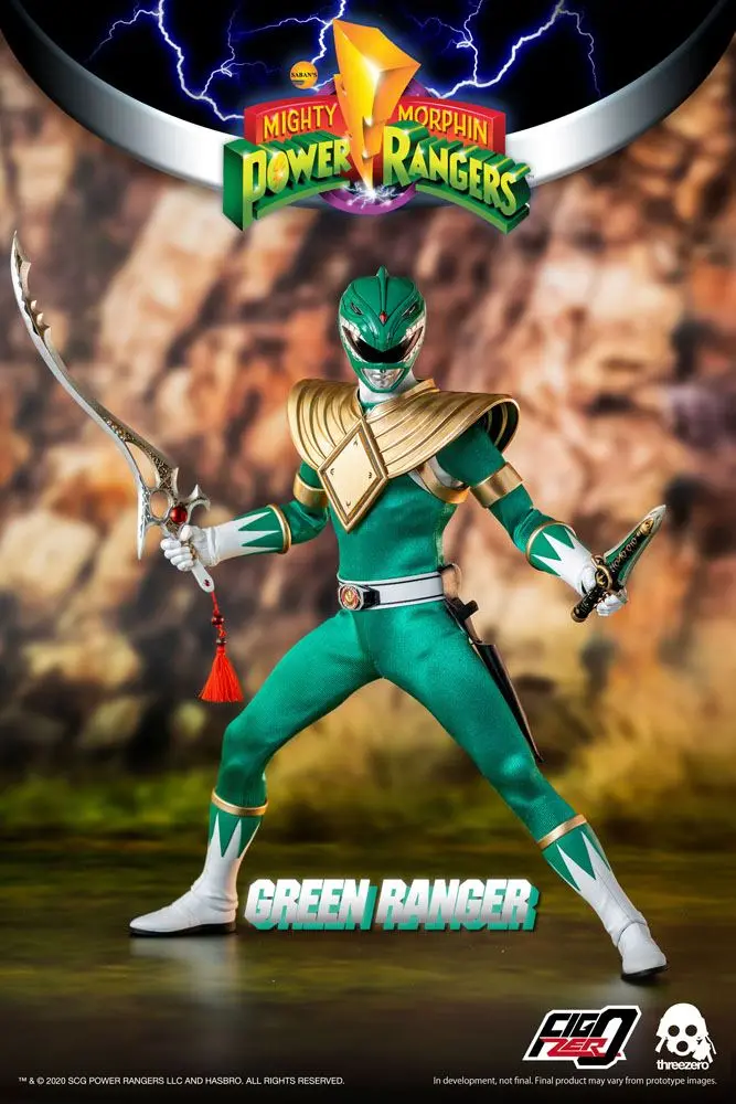 Mighty Morphin Power Rangers FigZero akciófigura 1/6 Green Ranger 30 cm termékfotó