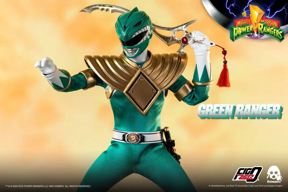 Mighty Morphin Power Rangers FigZero akciófigura 1/6 Green Ranger 30 cm termékfotó